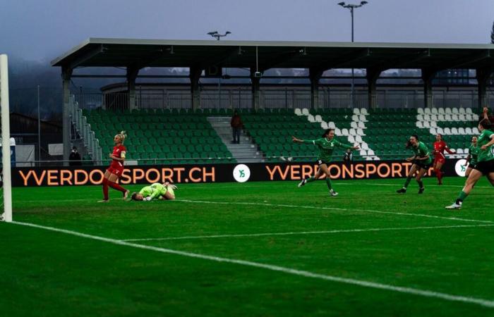 Yverdon Sport und seine Neuchâteloises haben viel Spaß