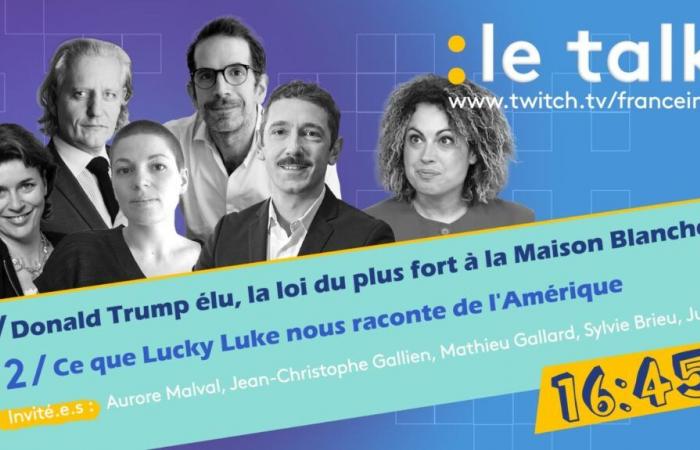 LIVE – The Talk – Donald Trump und sein Team, wie das Programm aussehen wird und Lucky Luke spricht mit uns über das moderne Amerika