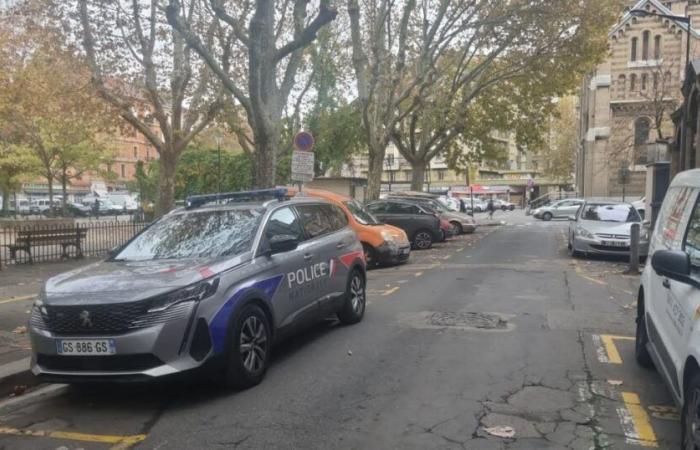 Grenoble. Am Place Saint-Bruno wurden Schüsse in die Luft abgefeuert