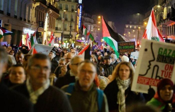 In Paris demonstrieren Tausende gegen eine umstrittene Gala zur Unterstützung Israels