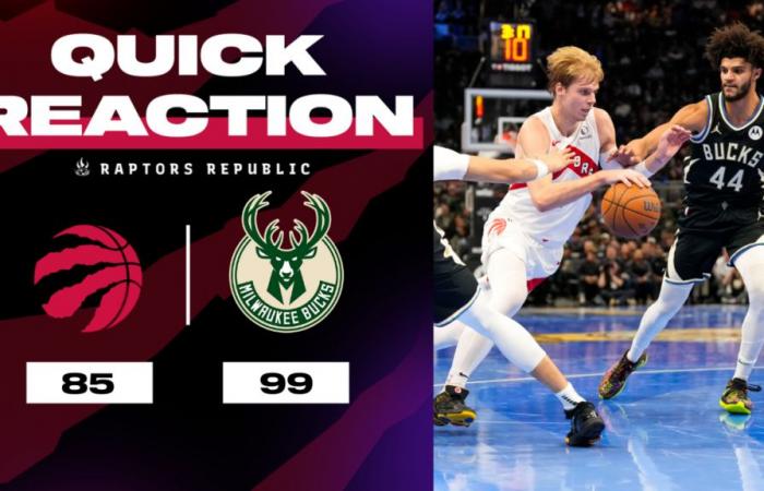 Schnelles Verhältnis: Raptors 85, Bucks 99