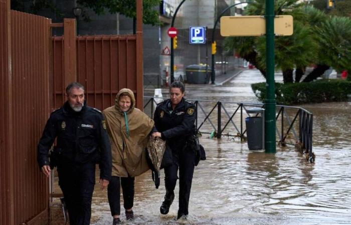 Eine neue Folge von Kältetropfen bis Donnerstag, Malaga unter Wasser