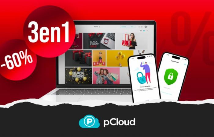 pCloud übertrifft den Preis seiner 3-in-1-Lösung für Black Friday (-60%)