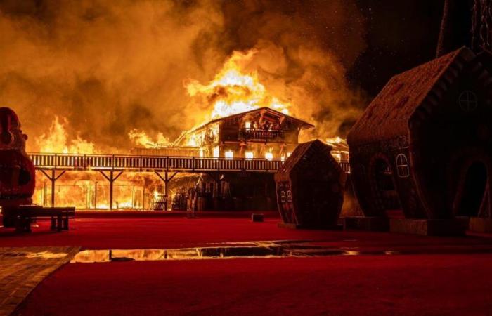 Der berühmte Weihnachtsmarkt von Barcarès in den Pyrénées-Orientales wurde von einem Feuer verwüstet