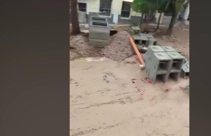 Sintflutartige Regenfälle in Malaga