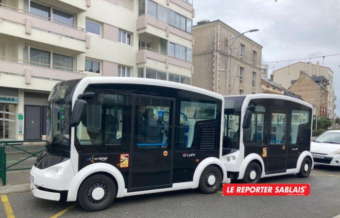 Les Sables-d’Olonne Vendée. Die kostenlosen „Tramouette“-Shuttles werden ab dem 5. Juli 2025 dauerhaft eingeführt