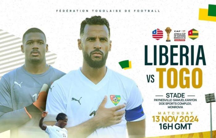 Togo vs. Liberia bestätigte Aufstellung, Vorschau