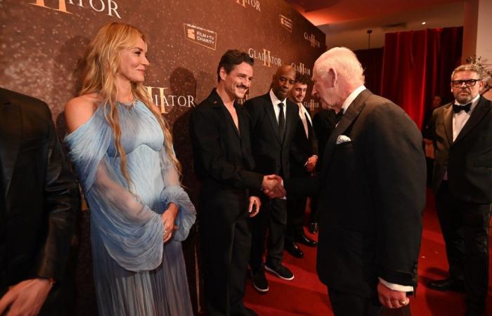 Paul Mescal, Connie Nielsen und Denzel Washington betraten den roten Teppich bei der London Royal-Premiere von „Gladiator II“ – Fotos