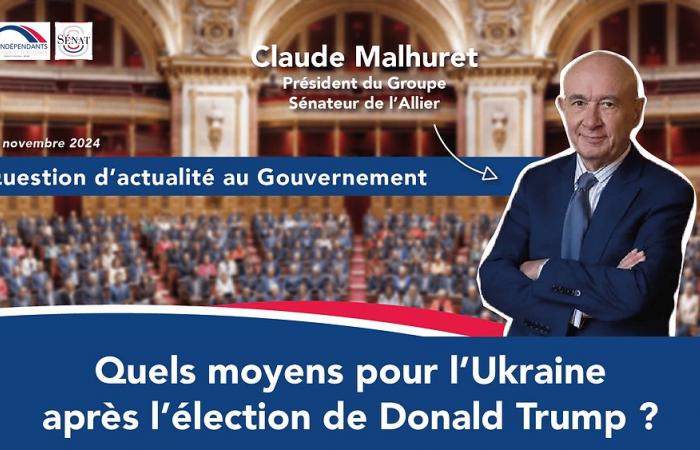 Claude Malhuret – QAG: Was bedeutet die Wahl von Donald Trump für die Ukraine?