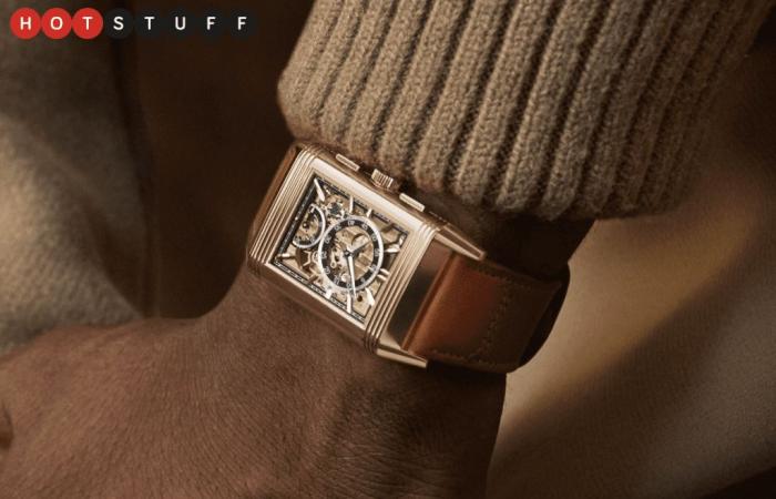 Der Jaeger-LeCoultre Reverso Tribute Chronograph erhält für seine neueste limitierte Auflage die Farbe „Roségold“.