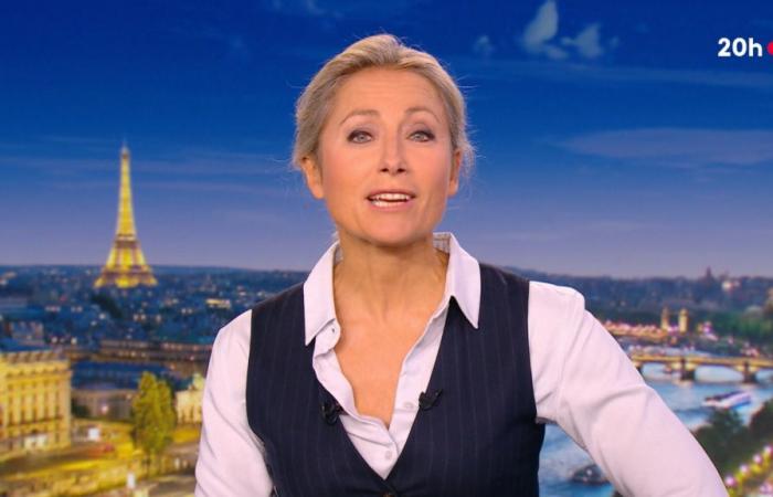 Anne-Sophie Lapix konnte ihr Lachen bei France 2 nicht zurückhalten, als sie diesen Übergang zu den Nachrichten vollzog