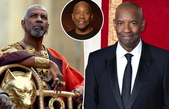 Denzel Washington sagt, „Gladiator II“ habe seinen schwulen „Todeskuss“ gebrochen