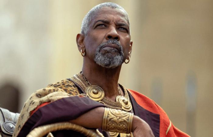 „Gladiator 2“ schnitt seinen schwulen Kuss ab, sagt Denzel Washington