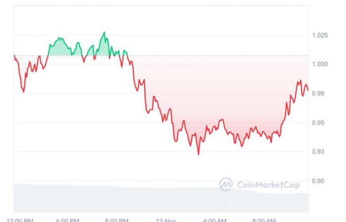 Ein Altcoin gewinnt an einem Tag um 270 %!