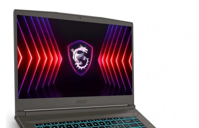 Aktion 699 € MSI Thin 15 B12UCX-2412FR, vielseitiges 15″ dünnes und leichtes skalierbares Ultrabook unter Intel Core i5-H mit GeForce RTX 2050 zum Spielen bescheidener Spiele