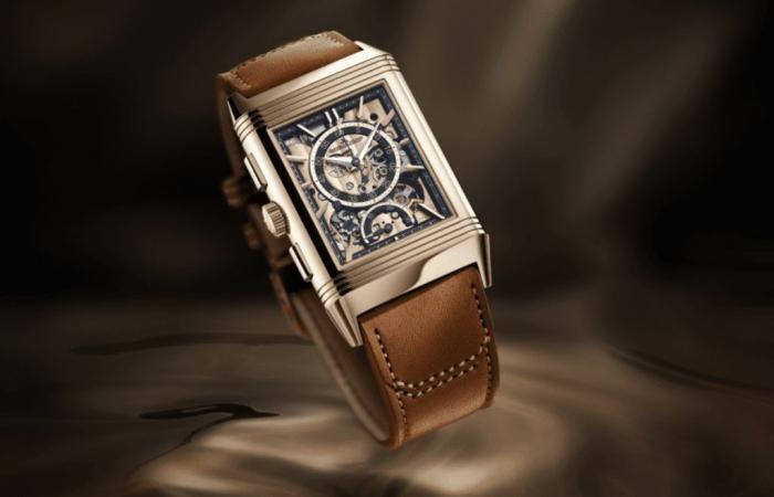 Der Jaeger-LeCoultre Reverso Tribute Chronograph erhält für seine neueste limitierte Auflage die Farbe „Roségold“.