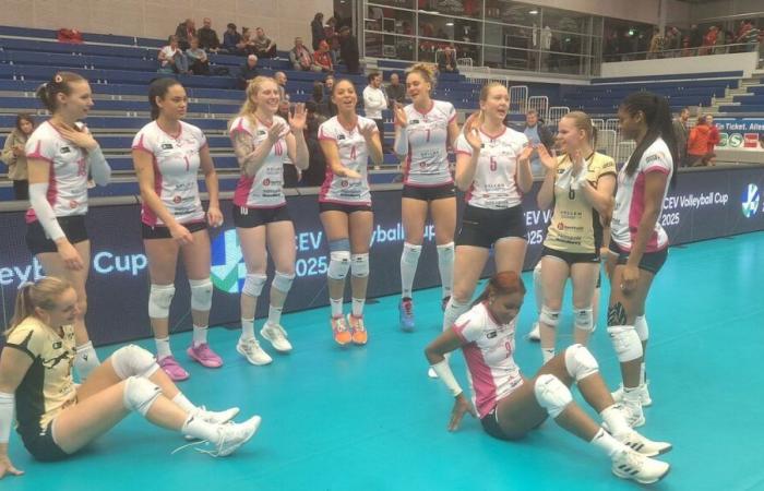 Frauen-Volleyball: Der VNVB marschiert gegen Dresden (0-3) und geht im Achtelfinale des CEV-Pokals nach Maribor