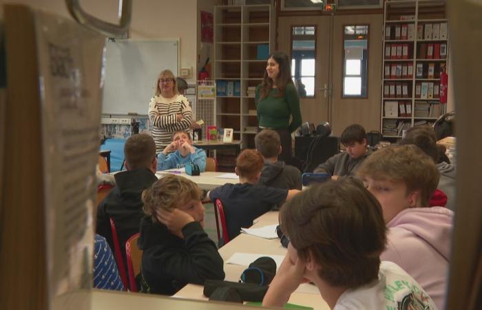 Die mit dem LittéNature-Preis ausgezeichnete Autorin Emma Gauthier trifft Mittelschüler