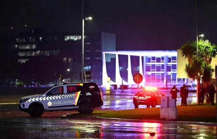 In Brasilien stirbt ein mit Sprengstoff beladener Mann vor dem Obersten Gerichtshof