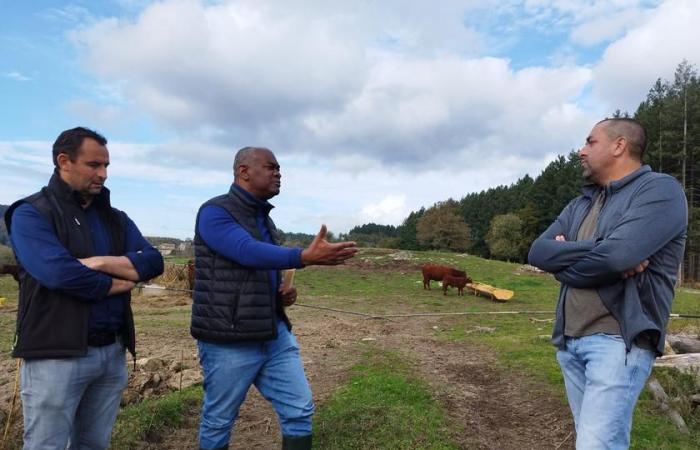 Verkaufspreis: Der Präfekt traf die Bauern | Landwirtschaft Zentralmassiv