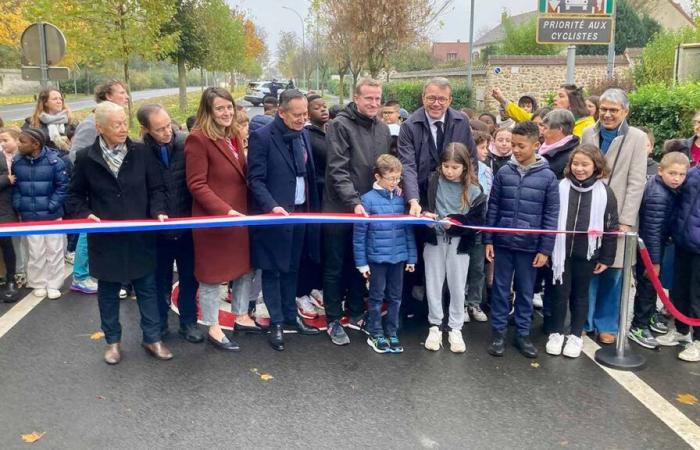 Essonne: Ein Teil der RD 191 wurde in Mennecy zu einem Greenway umgebaut