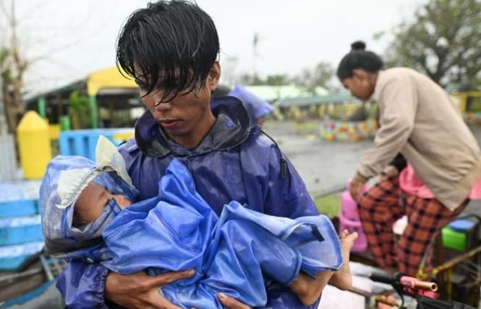 Taifun Usagi, der fünfte in einem Monat, trifft die Philippinen