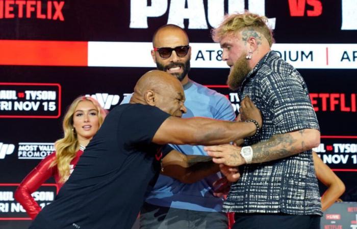 Jake Paul trollt Mike Tyson mit einem Gehörschutz… für fast 100.000 Euro