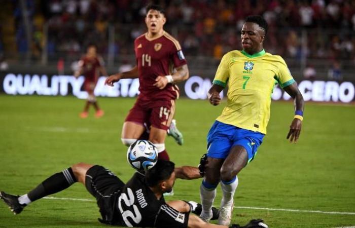 Endstand Venezuela vs. Brasilien: Ergebnis der WM-Qualifikation, Statistik, da Vinicius beim Unentschieden einen Elfmeter verschoss