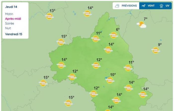 KARTE. An diesem Donnerstagmorgen neue Minustemperaturen im Aveyron? Was Météo France vorhersagt