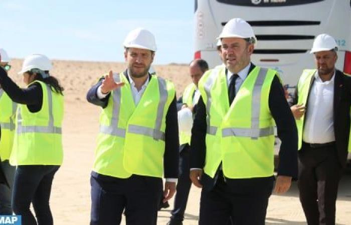 Eine Delegation französischer Wirtschaftsführer besucht Strukturierungsprojekte in der Region Dakhla-Oued Eddahab