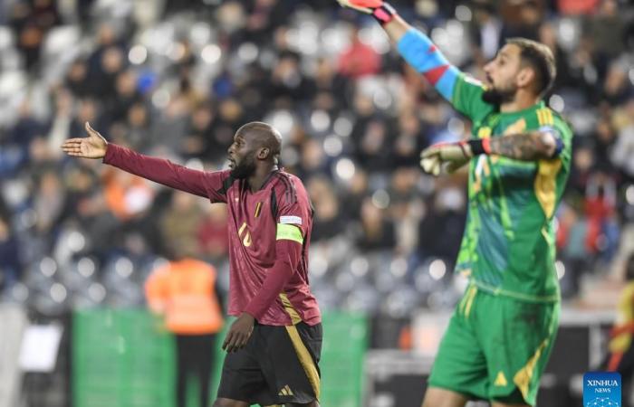 UEFA Nations League 2024/25 Fußballspiel Liga A: Belgien vs. Italien – Xinhua