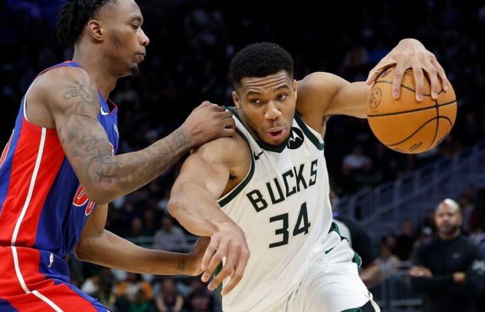 Pistons beim Endergebnis von Bucks: Pistons scheitert, nachdem er eine Chance auf den Sieg erhalten hat