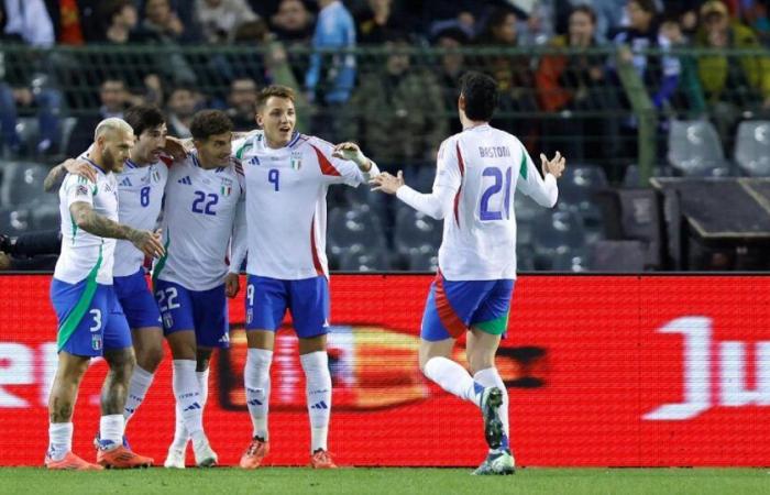 Belgien-Italien 0:1 nach 45 Minuten, die Azzurri wollen das Viertelfinale erreichen