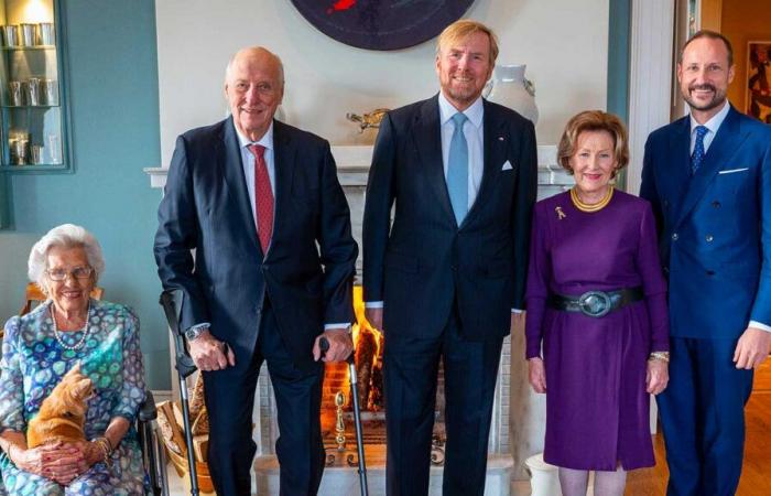 Die norwegische Königsfamilie lädt König Willem-Alexander vor seiner Abreise zum Mittagessen ein