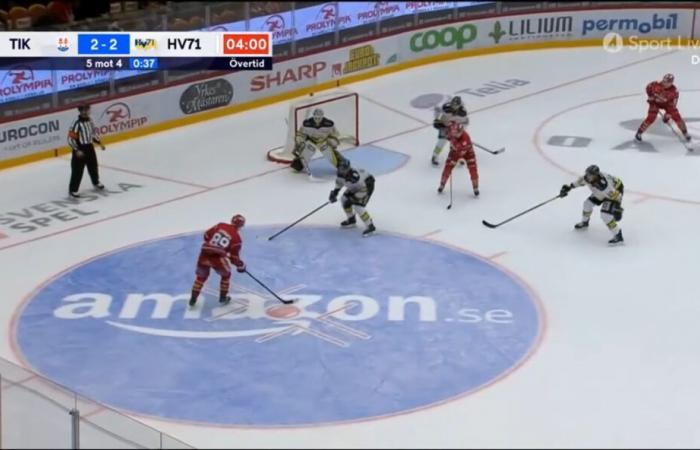 Zwei Punkte für Oliver Kapanen in seinem ersten Spiel in Schweden