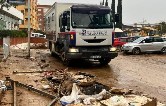 „Die ganze Stadt ist voller Schlamm“: 4 Notfeuerwehrleute im Einsatz in Picanya, einer Partnerstadt von Panazol