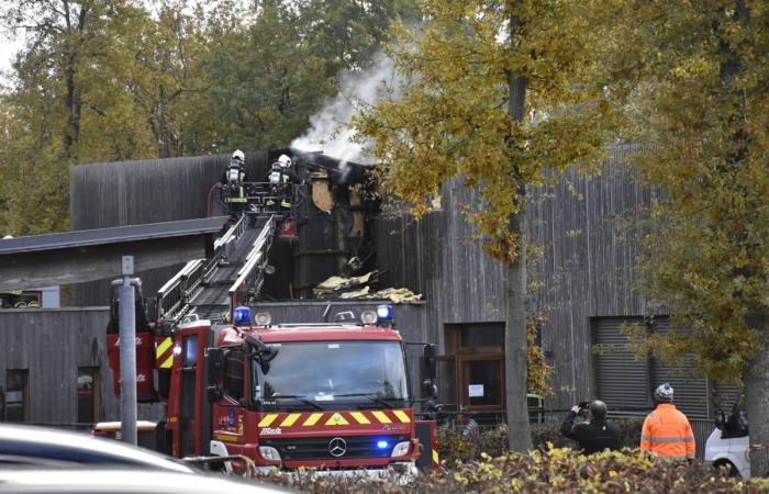 Wie werden Kinder nach dem Brand in einem Mehrfachaufnahmezentrum in Malesherbes betreut?