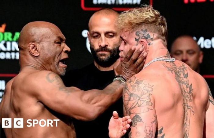 Mike Tyson vs. Jake Paul: Tyson schlägt Paul beim letzten Bully beim Wiegen