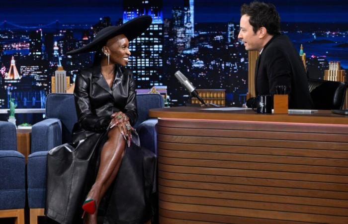 Cynthia Erivo teilt farbenfrohen neuen „Wicked“-Clip zu „Fallon“