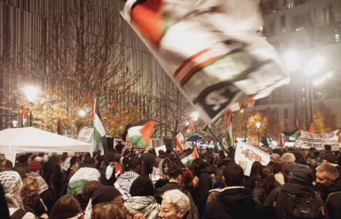 Anhänger werden angegriffen, Monsterpolizei, Demonstration: Frankreich-Israel, Schauplatz höchster Spannungen