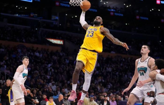 LeBron hebt die Lakers mit einem 30-Punkte-Triple-Double an den Grizzlies vorbei