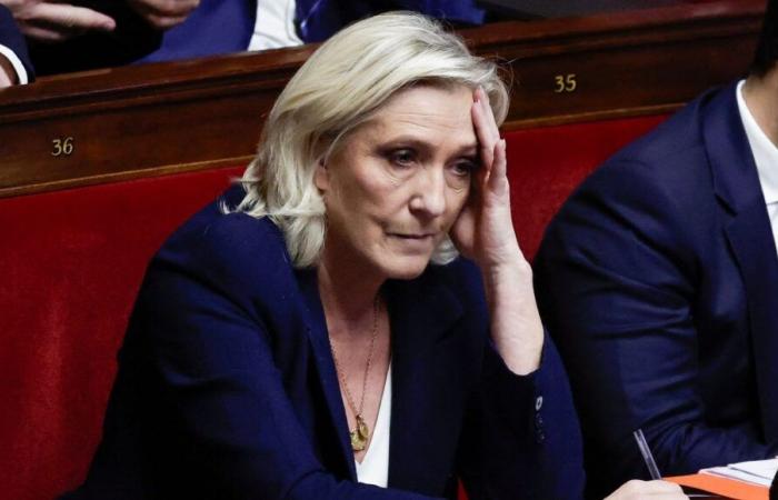 Marine Le Pen drohte, für nicht wählbar erklärt zu werden