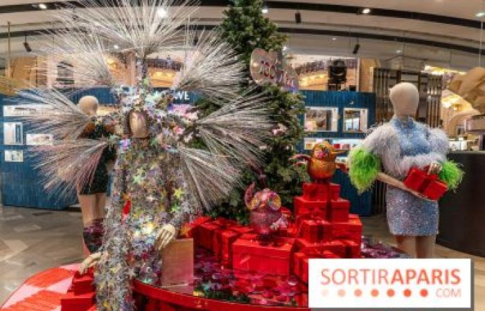 Einweihung der Fenster und des Weihnachtsbaums der Galeries Lafayette 2024 zu ihrem 130. Weihnachtsfest