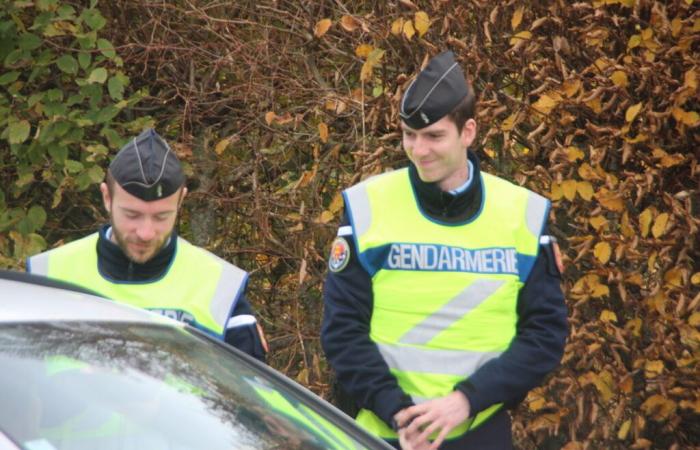 In Calvados eine Straßenkontrolle mit Alternative zur Strafverfolgung auf der RN 158