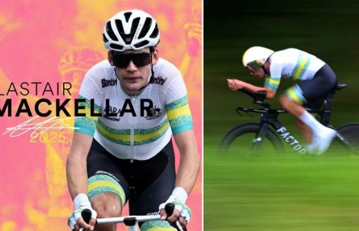 Radfahren. Transfer – EF Education macht ein junges 22-jähriges australisches Talent zum Profi