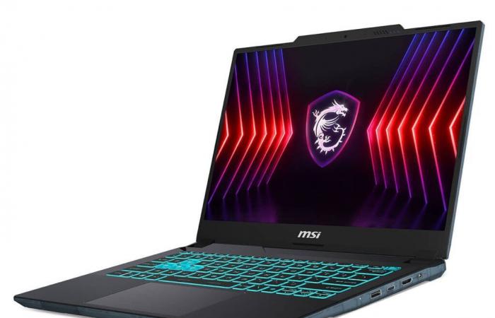 MSI Cyborg 14 A13VE-212FR, leichter 14″ 144Hz Kreativ-Gaming-Laptop, schwarzes Ultrabook unter Intel Core i5-H und GeForce RTX 4050 – LaptopSpirit