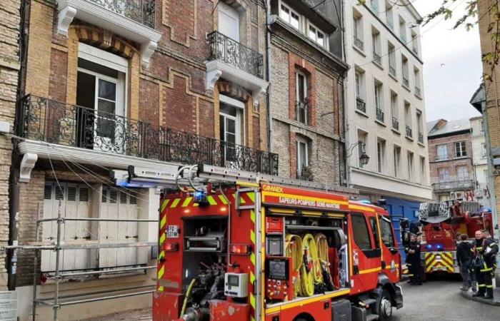 Feuer in der Innenstadt von Dieppe: Der Verkehr wurde wieder freigegeben