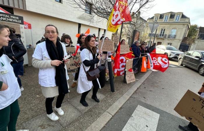 „Wir sind nicht bereit aufzugeben“: Dritter Streiktag im Privatkrankenhaus Francheville in der Dordogne