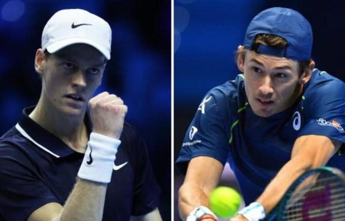 ATP-Finale, Fritz-De Minaur-Ergebnis 5-7, 6-4, 6-3: Sinner qualifizierte sich für das Halbfinale