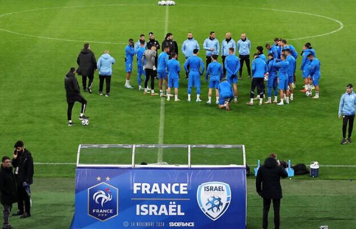 Pariser Demonstranten zielen vor einem spannenden Fußballspiel auf eine pro-israelische, rechtsextreme Gala ab